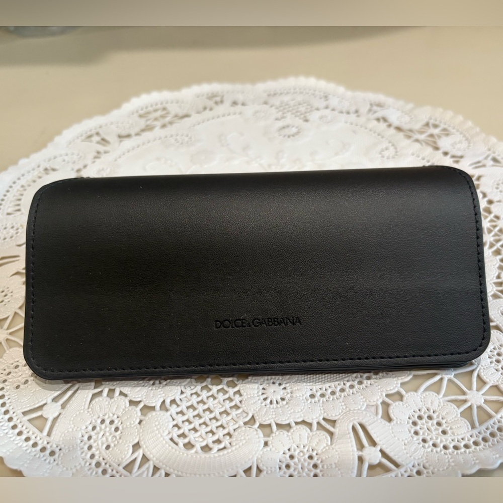 Dolce & Gabbana Elegant Black Eye Glass Case